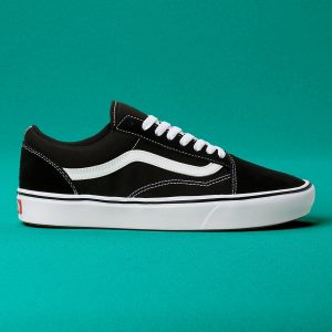 Vans Erkek Spor Ayakkabı ComfyCush Old Skool Siyah/Beyaz | 87272-646